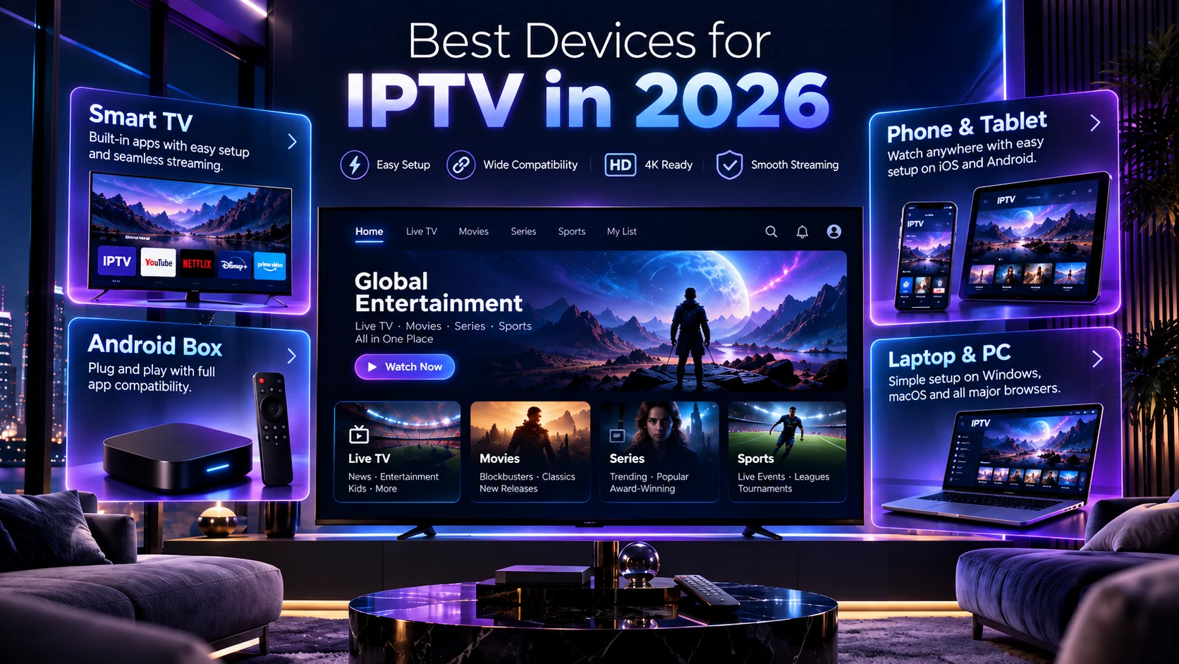 Best devices for IPTV in 2026