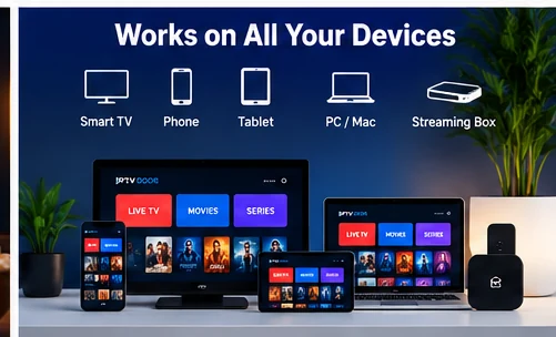 IPTV compatible devices including smart TV phone tablet computer and streaming box